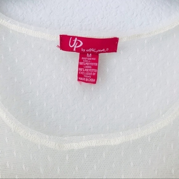 UP Floral Tulle Tier Lace Mesh Cottagecore Prairie Dress - Picture 10 of 11